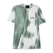 Tie Dye T-Shirt, Stijlvol en Comfortabel John Richmond , Multicolor , ...