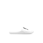 Slides met logo Kenzo , White , Dames