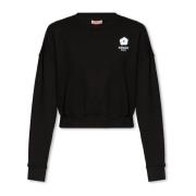 Sweatshirt met logo Kenzo , Black , Dames