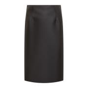 Stijlvolle Rok voor Vrouwen Versace , Black , Dames