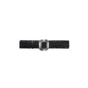 Braid Zwart Leren Riem Ba&Sh , Black , Dames