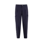 Slim-fit Trousers Brunello Cucinelli , Blue , Heren