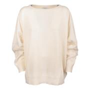 Cashmere Pullover voor koude klimaten Brunello Cucinelli , Beige , Dam...