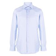 Katoenen Shirt, 100% Katoen Ermenegildo Zegna , Blue , Heren