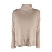 Geribbelde coltrui Max Mara , Beige , Dames