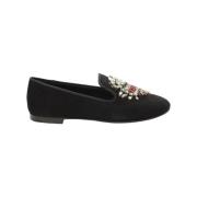 Pre-owned Suede espadrilles Giuseppe Zanotti Pre-owned , Black , Dames
