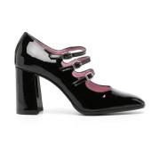 Zwarte Patent Mary Jane Schoenen Carel , Black , Dames