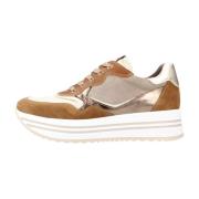 Stijlvolle vetersneakers Nerogiardini , Brown , Dames