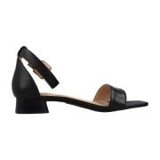 High Heel Sandals Clarks , Black , Dames