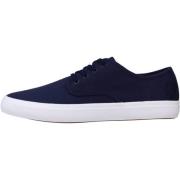 Stijlvolle Twill Sneakers Fred Perry , Blue , Heren