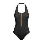 Sylvie Beach Eendelig Badpak K-Way , Black , Dames