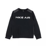 Crew Sweatshirt Zwart/Donkergrijs/Wit Streetwear Nike , Black , Heren