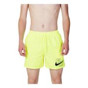 Heren Geel Print Zwemkleding Nike , Yellow , Heren
