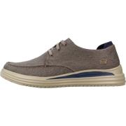 Laced Shoes Skechers , Brown , Heren