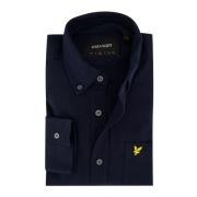 Casual Donkerblauw Overhemd Lyle & Scott , Blue , Heren