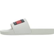 Sliders Tommy Jeans , White , Dames