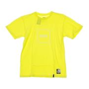 Essentials Box Logo T-Shirt HUF , Yellow , Heren