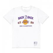 NBA Back 2 Back Tee Mitchell & Ness , White , Heren