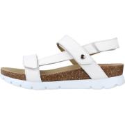 Stijlvolle Platte Sandalen voor de Zomer Panama Jack , White , Dames