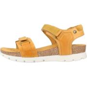 Flat Sandals Panama Jack , Yellow , Dames