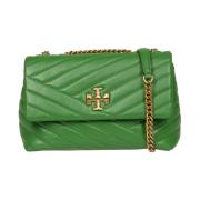 Chevron Omvormbare Schoudertas Tory Burch , Green , Dames