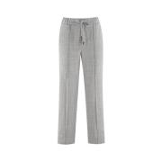 Wide Trousers Peserico , Gray , Dames