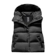 Ottawa Vest - Korte dames donsvest van Bright Nylon BomBoogie , Black ...