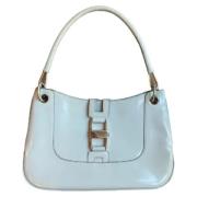 Pre-owned Canvas shoulder-bags Gucci Vintage , Blue , Dames