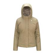 Korte Marmot Jas K-Way , Beige , Dames