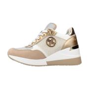 Stijlvolle Damessneakers Xti , Beige , Dames