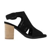 High Heel Sandals Xti , Black , Dames