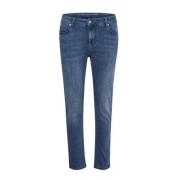 Klassieke Straight Leg Hoge Taille Broek My Essential Wardrobe , Blue ...