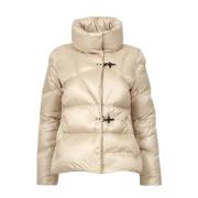 Iconische Gala Hoge Kraag Donsjas Fay , Beige , Dames