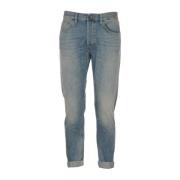 Iconische Denim Jeans Dondup , Blue , Heren