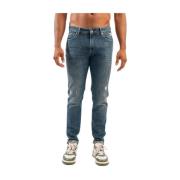 Elastische Jeans Roy Roger's , Blue , Heren