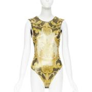 Pre-owned Fabric tops Versace Pre-owned , Yellow , Dames