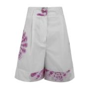 Bermuda Shorts voor Dames Beatrice .b , Purple , Dames