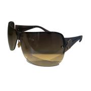 Pre-owned Plastic sunglasses Gucci Vintage , Brown , Dames