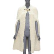 Pre-owned Fabric outerwear Celine Vintage , Beige , Dames