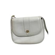 Pre-owned Leather gucci-bags Gucci Vintage , White , Dames