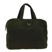 Pre-owned Fabric prada-bags Prada Vintage , Green , Dames