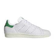 Leren Sneakers met Bedrukt Logo Adidas , White , Heren