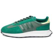 Retro E5 Groen Pulse Geel Sneakers Adidas , Green , Heren