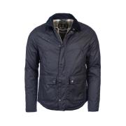 Reelin Gewaxte Jas Barbour , Blue , Heren