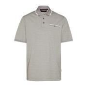 Grijze Polo Shirt met Korte Mouw Bugatti , Gray , Heren