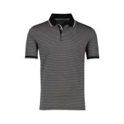 Grijze Polo Shirt met Print Bugatti , Gray , Heren