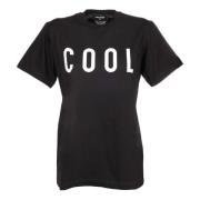 Cool Print T-Shirt Dsquared2 , Black , Dames