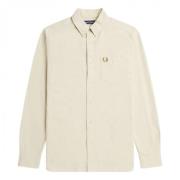 Oxford Overhemd Regular Fit Fred Perry , Beige , Heren