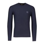 Donkerblauwe Trui Hugo Boss , Blue , Heren