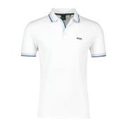 Witte polo shirt met korte mouwen Hugo Boss , White , Heren